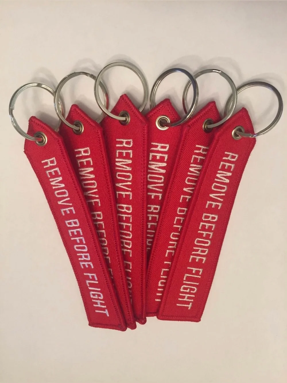 Remove Before Flight Keychain